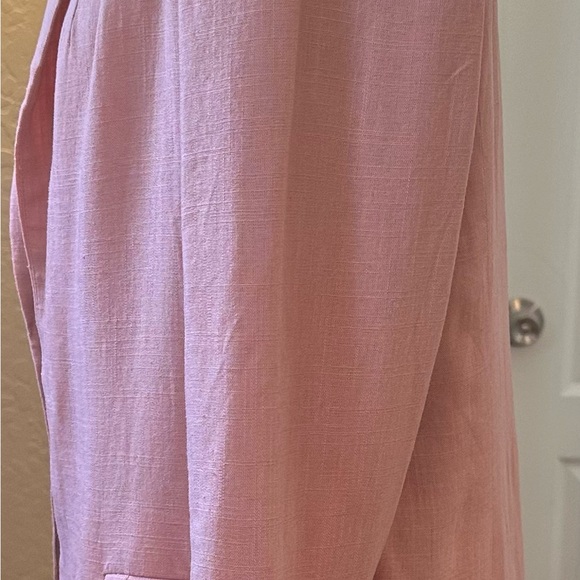 ANRABESS Pink Open Front Blazer Jacket Women’s SM Lightweight - Picture 3 of 6